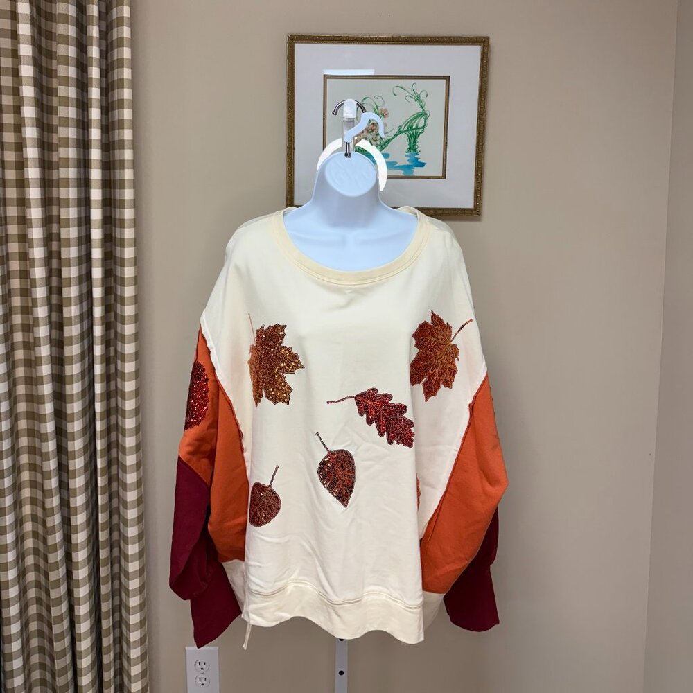 Cute Oversized Fall Sweatshirt